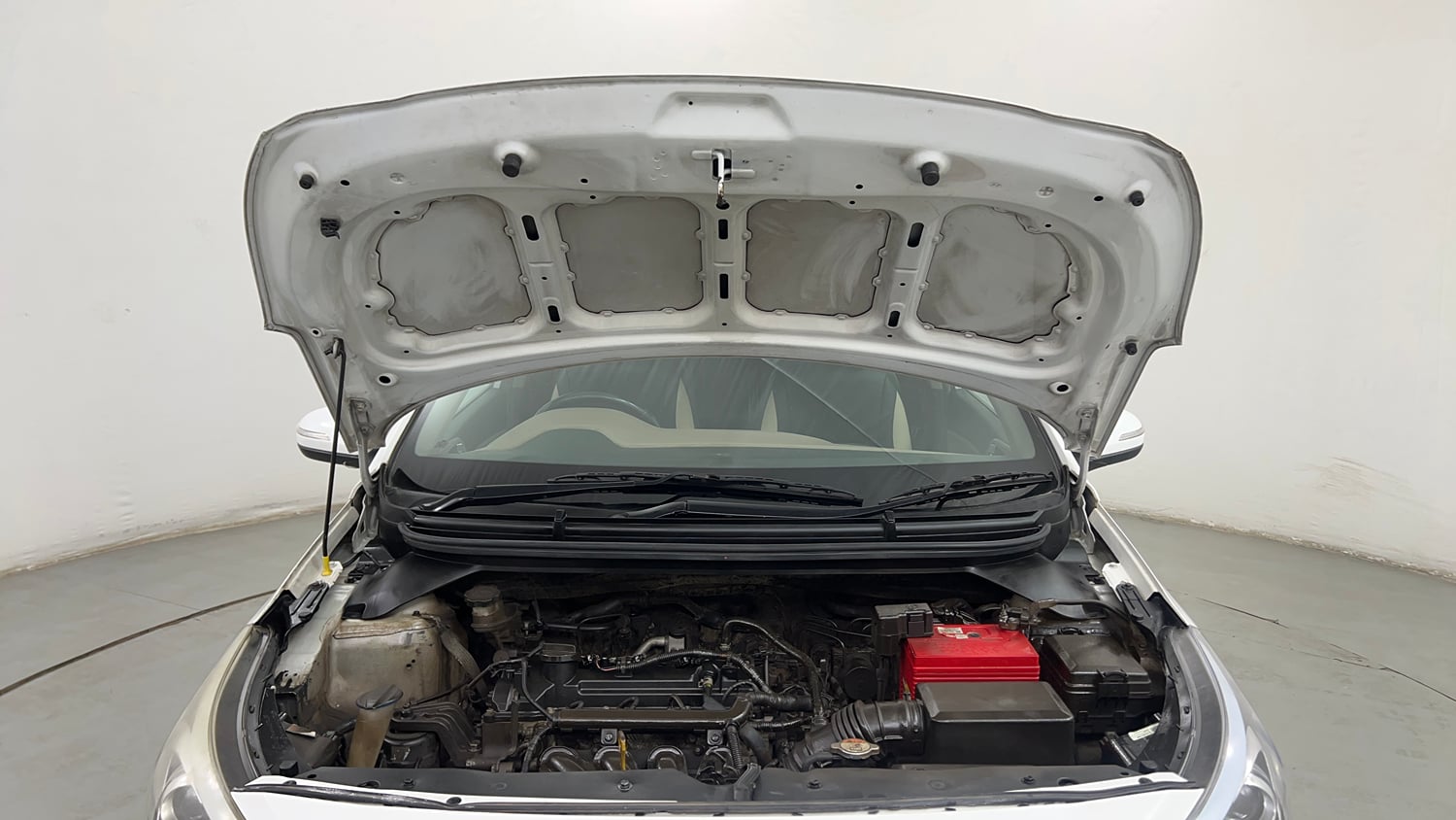 Used 2019 Hyundai Elite i20 Asta 1.2 (O) Petrol Manual engine ENGINE & BONNET OPEN FRONT VIEW