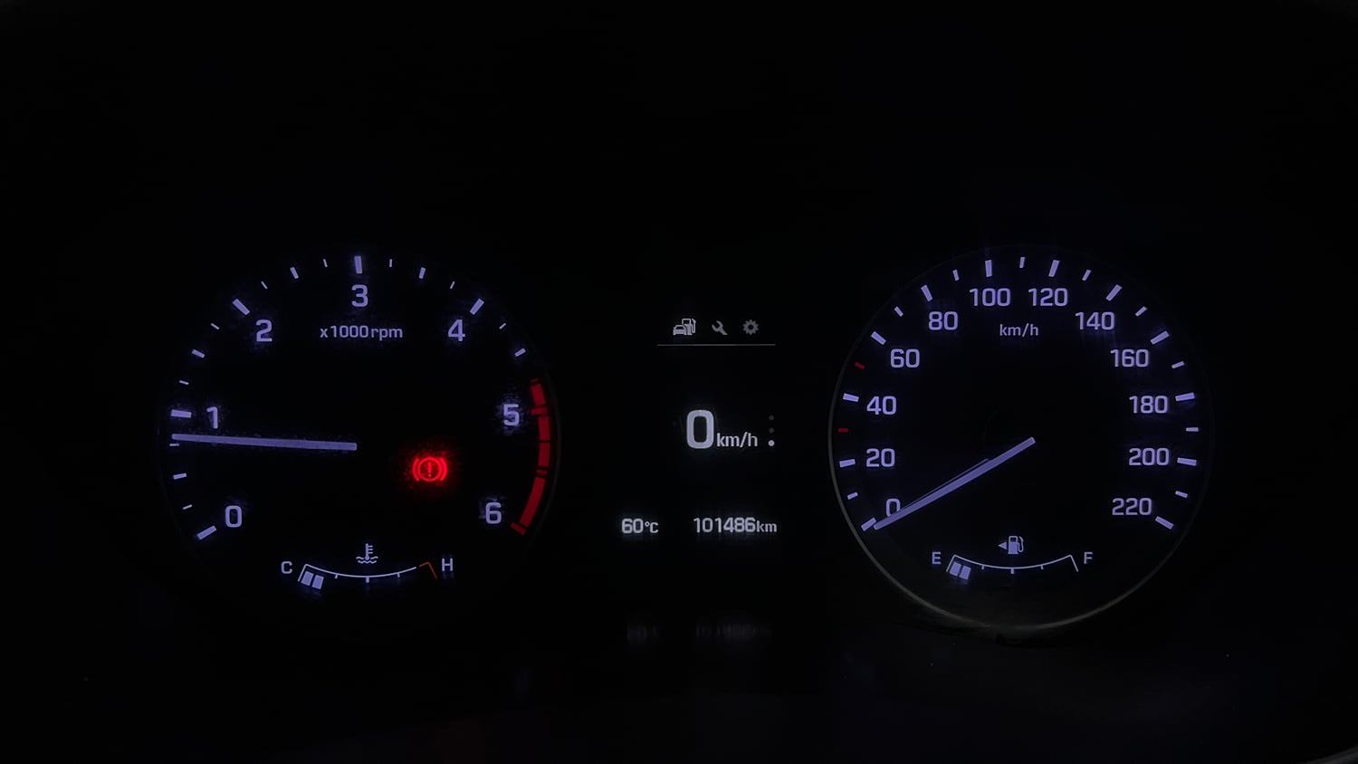 Used 2018 Hyundai Elite i20 Asta 1.4 CRDI (O) Diesel Manual interior CLUSTERMETER VIEW