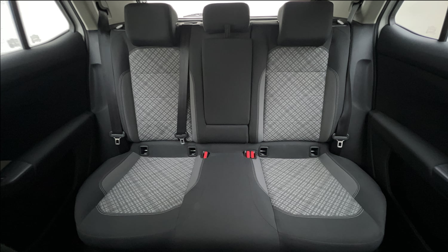 Used 2023 Volkswagen Taigun Highline 1.0 TSI MT Petrol Manual interior REAR SEAT CONDITION VIEW