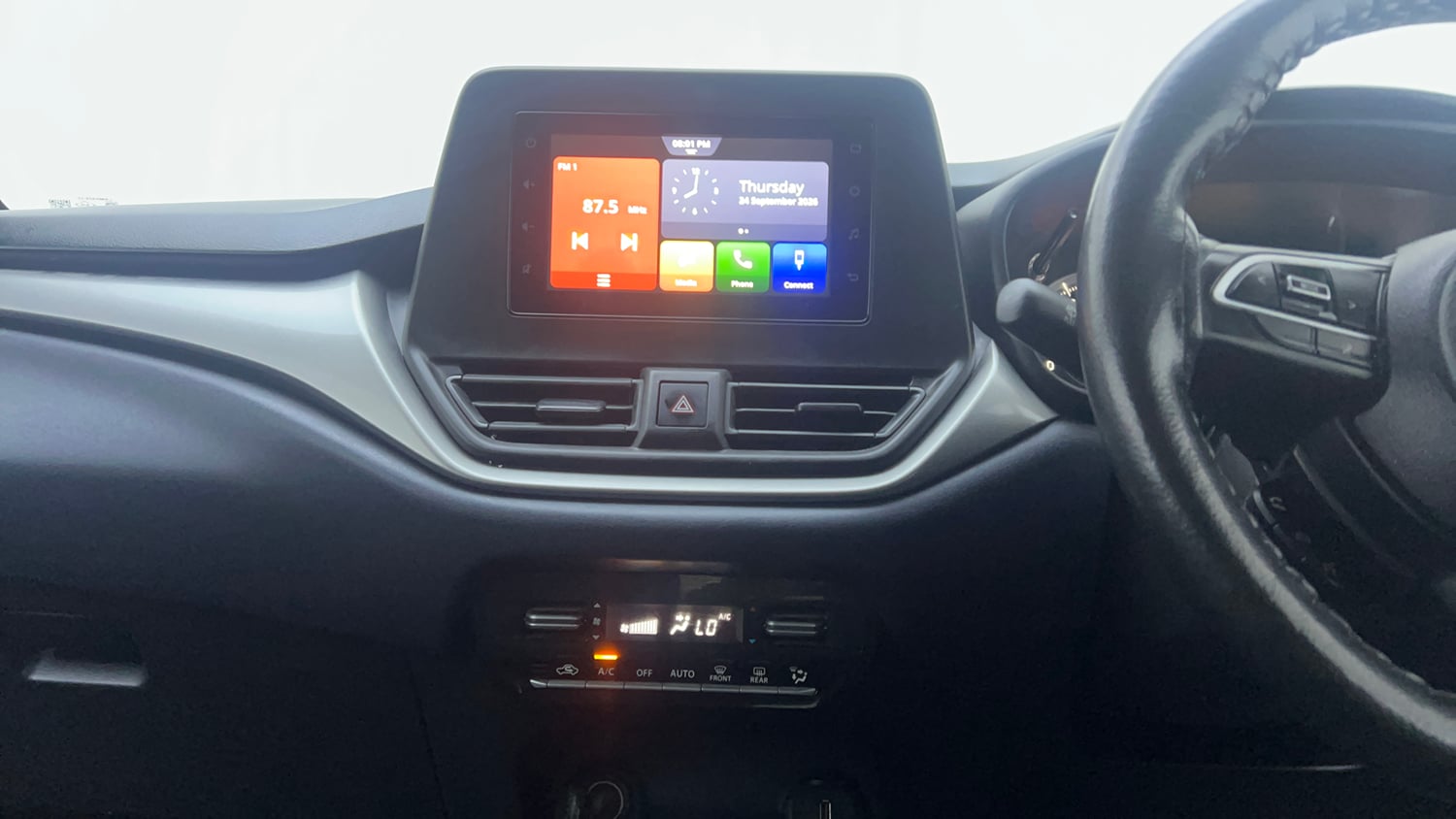 Used 2022 Maruti Suzuki Baleno Delta Petrol Manual interior MUSIC SYSTEM & AC CONTROL VIEW