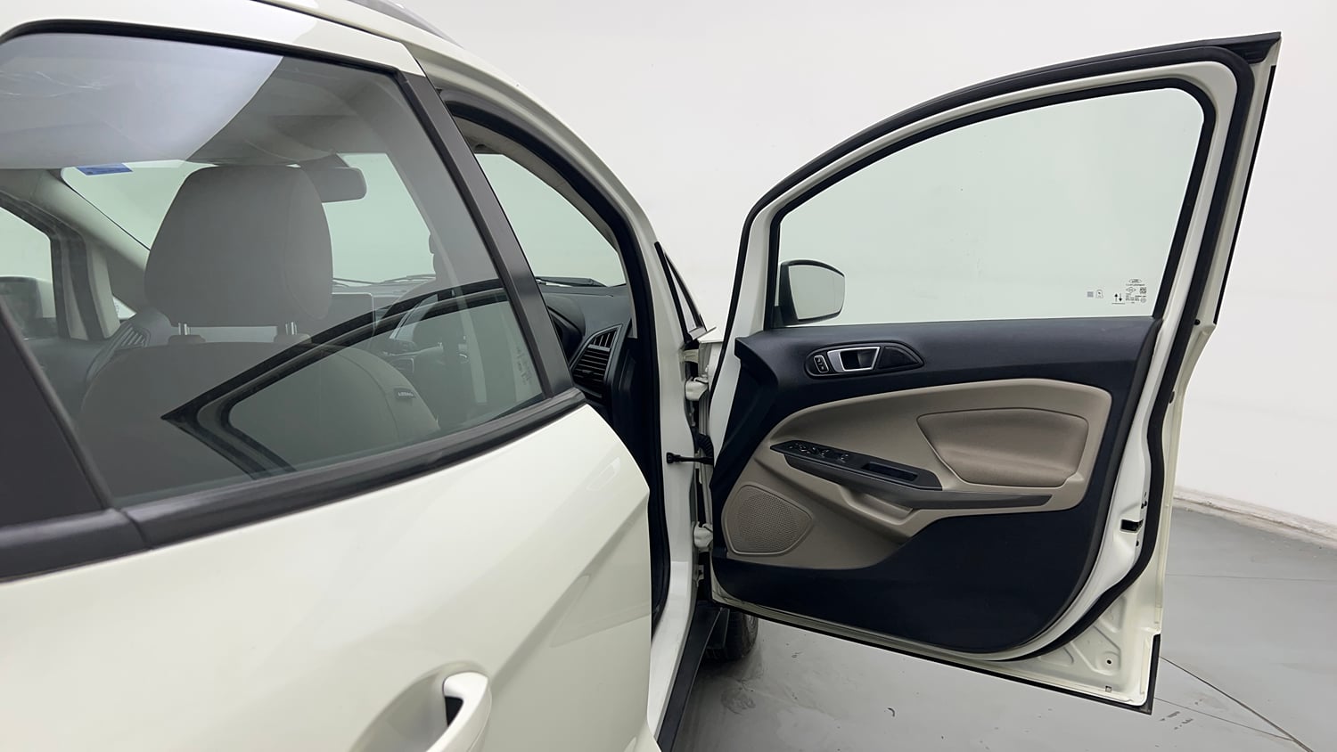 Used 2021 Ford EcoSport Titanium Plus 1.5L Ti-VCT AT Petrol Automatic interior RIGHT FRONT DOOR OPEN VIEW