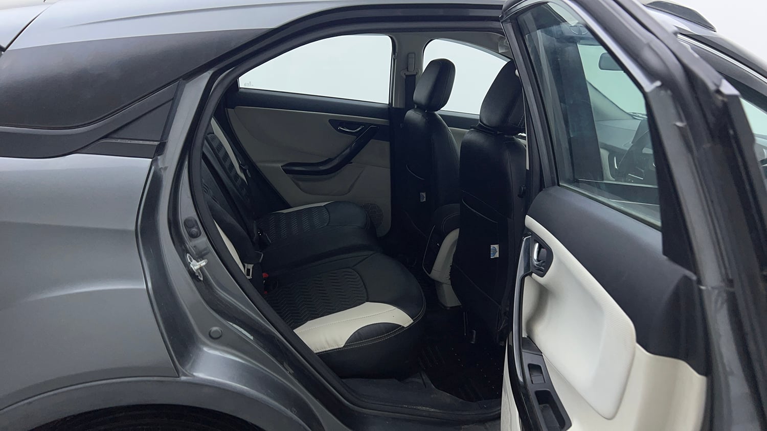 Used 2021 Tata Nexon XZA Plus Petrol Automatic interior RIGHT SIDE REAR DOOR CABIN VIEW