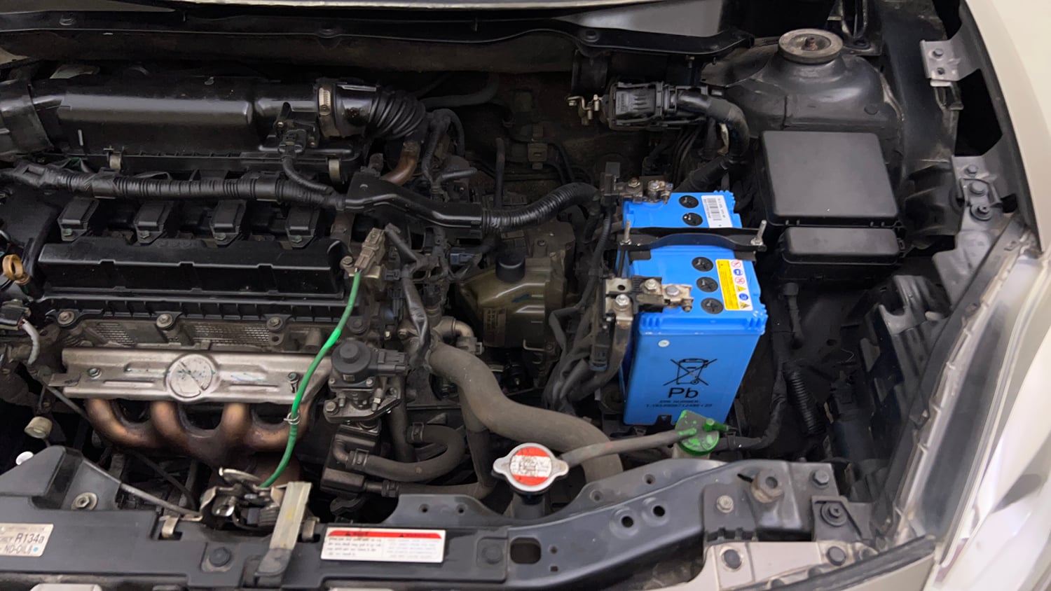 Used 2022 Maruti Suzuki Dzire ZXi Plus AGS Petrol Automatic engine ENGINE LEFT SIDE VIEW