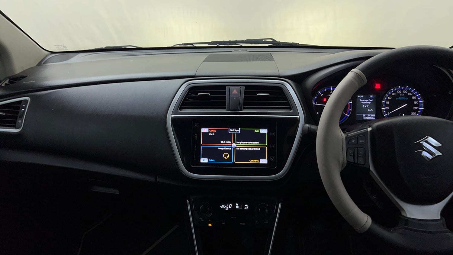 Used 2018 Maruti Suzuki S-Cross Alpha 1.3 Diesel Manual interior MUSIC SYSTEM & AC CONTROL VIEW