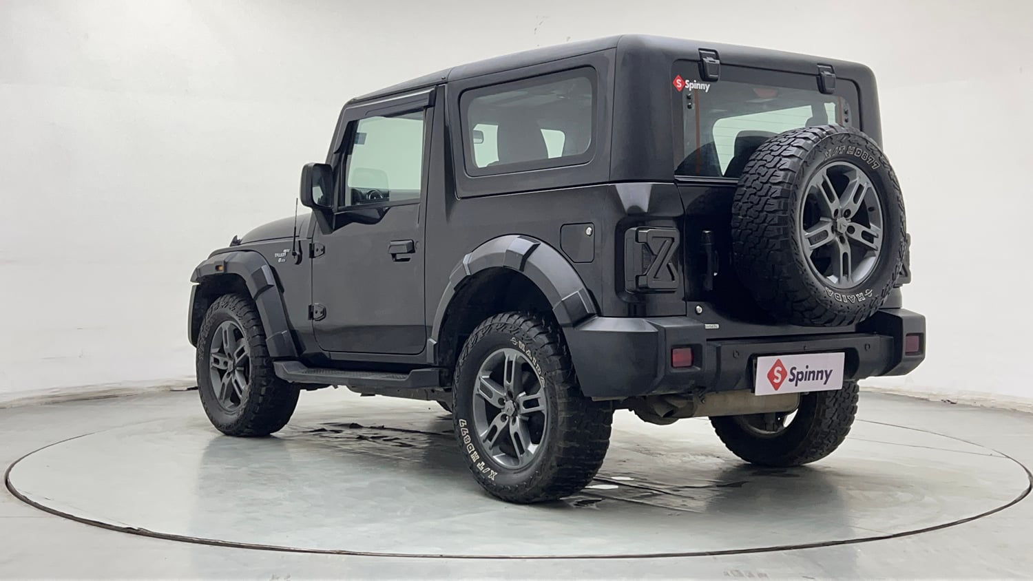 Used 2024 Mahindra Thar LX Hard Top Petrol AT RWD Petrol Automatic exterior LEFT REAR CORNER VIEW