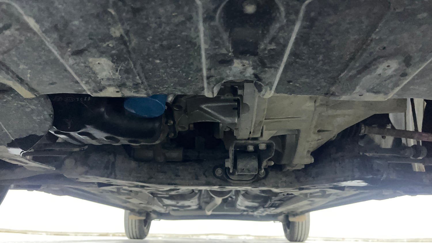 Used 2024 Hyundai Grand i10 Nios Magna 1.2 Kappa Petrol Manual extra FRONT LEFT UNDERBODY VIEW