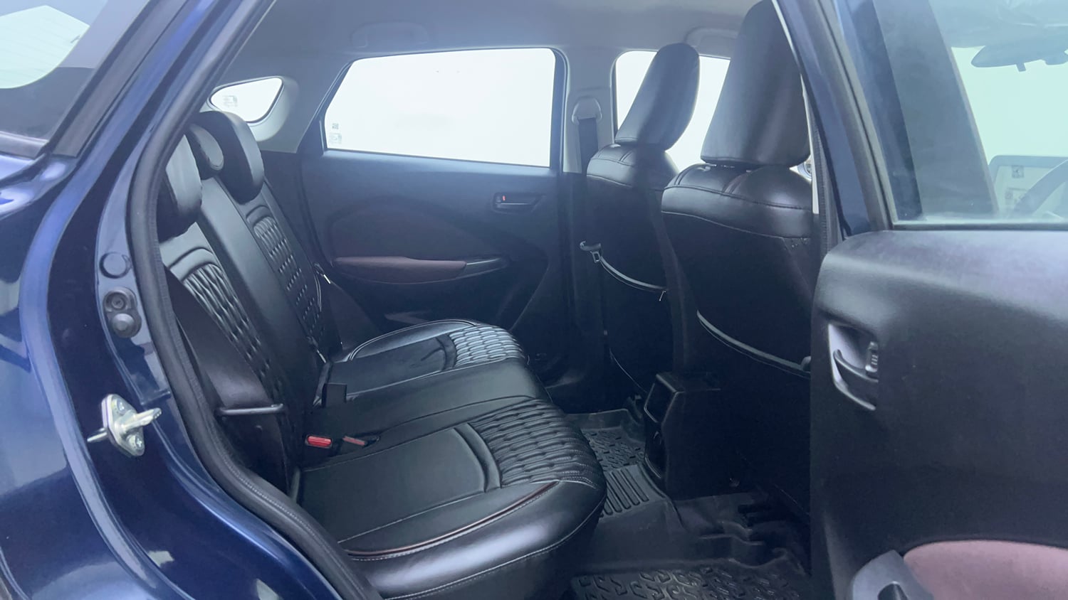 Used 2024 Maruti Suzuki Fronx Delta Plus 1.2L AGS Petrol Automatic interior RIGHT SIDE REAR DOOR CABIN VIEW