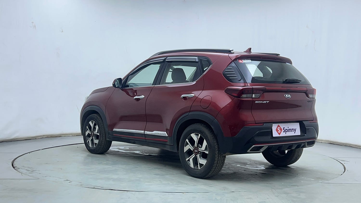 Used 2020 Kia Sonet GTX Plus 1.5 AT Diesel Automatic exterior LEFT REAR CORNER VIEW