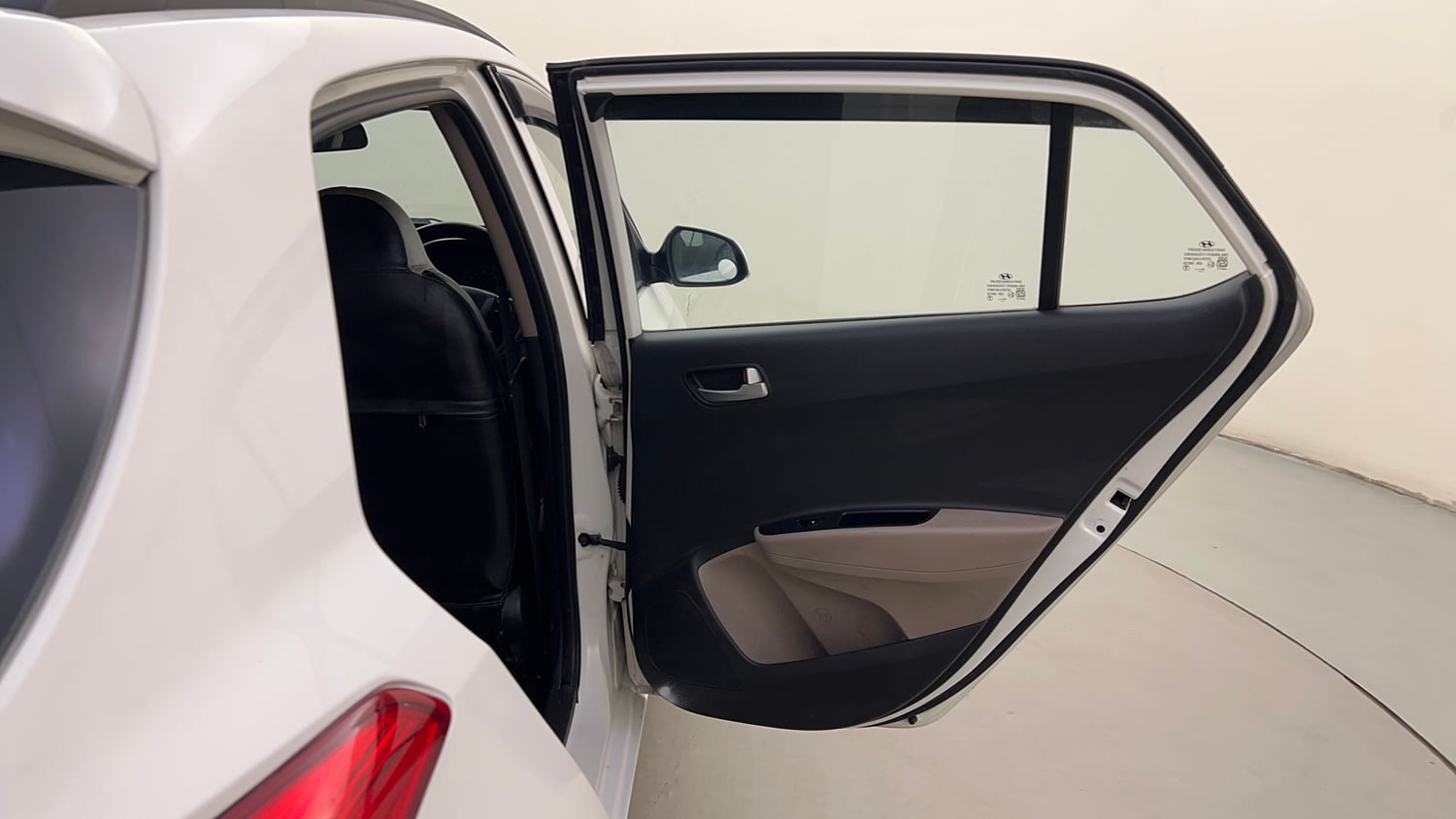 Used 2013 Hyundai Grand i10 Asta AT 1.2 Kappa VTVT Petrol Automatic interior RIGHT REAR DOOR OPEN VIEW