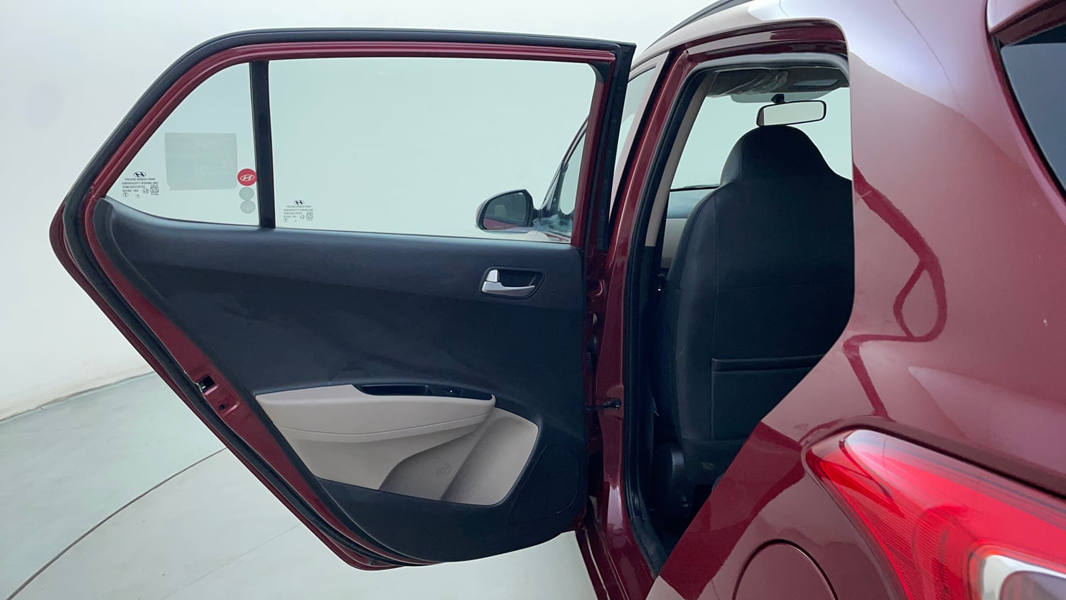 Used 2016 Hyundai Grand i10 Asta AT 1.2 Kappa VTVT Petrol Automatic interior LEFT REAR DOOR OPEN VIEW