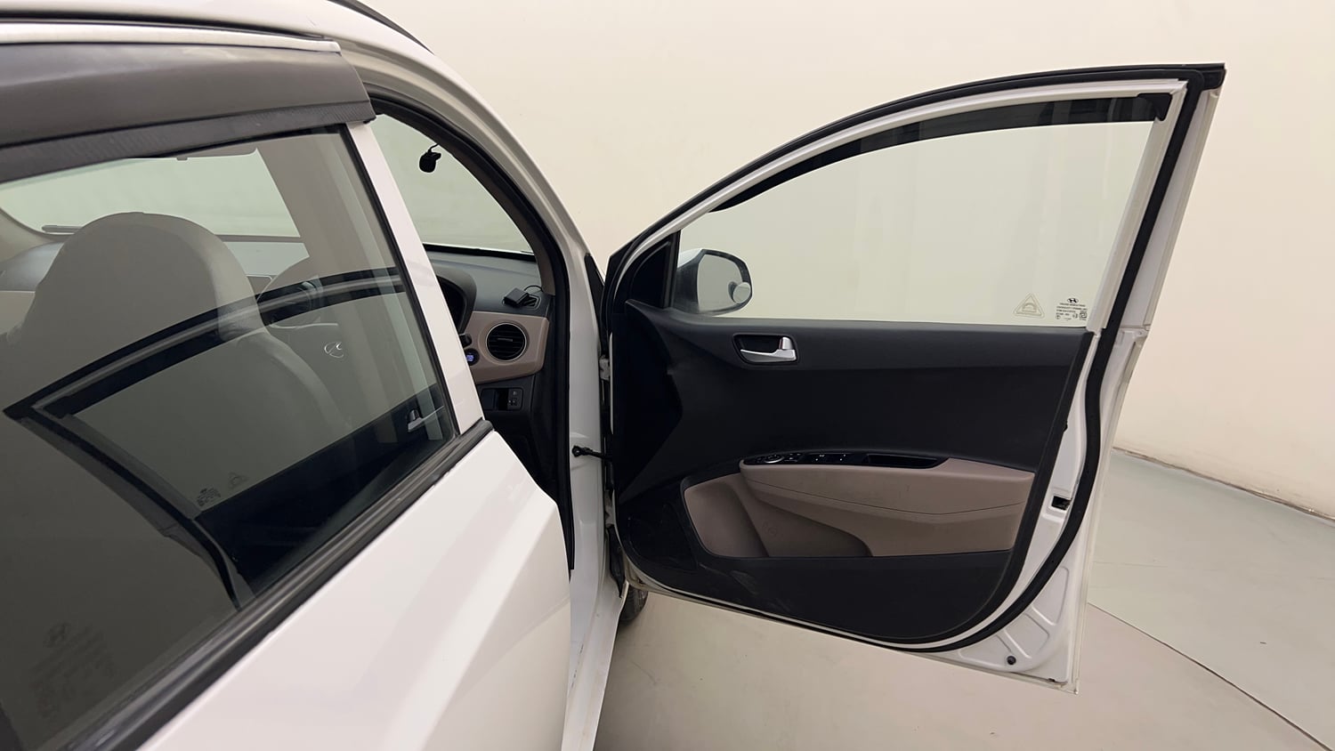 Used 2013 Hyundai Grand i10 Asta AT 1.2 Kappa VTVT Petrol Automatic interior RIGHT FRONT DOOR OPEN VIEW