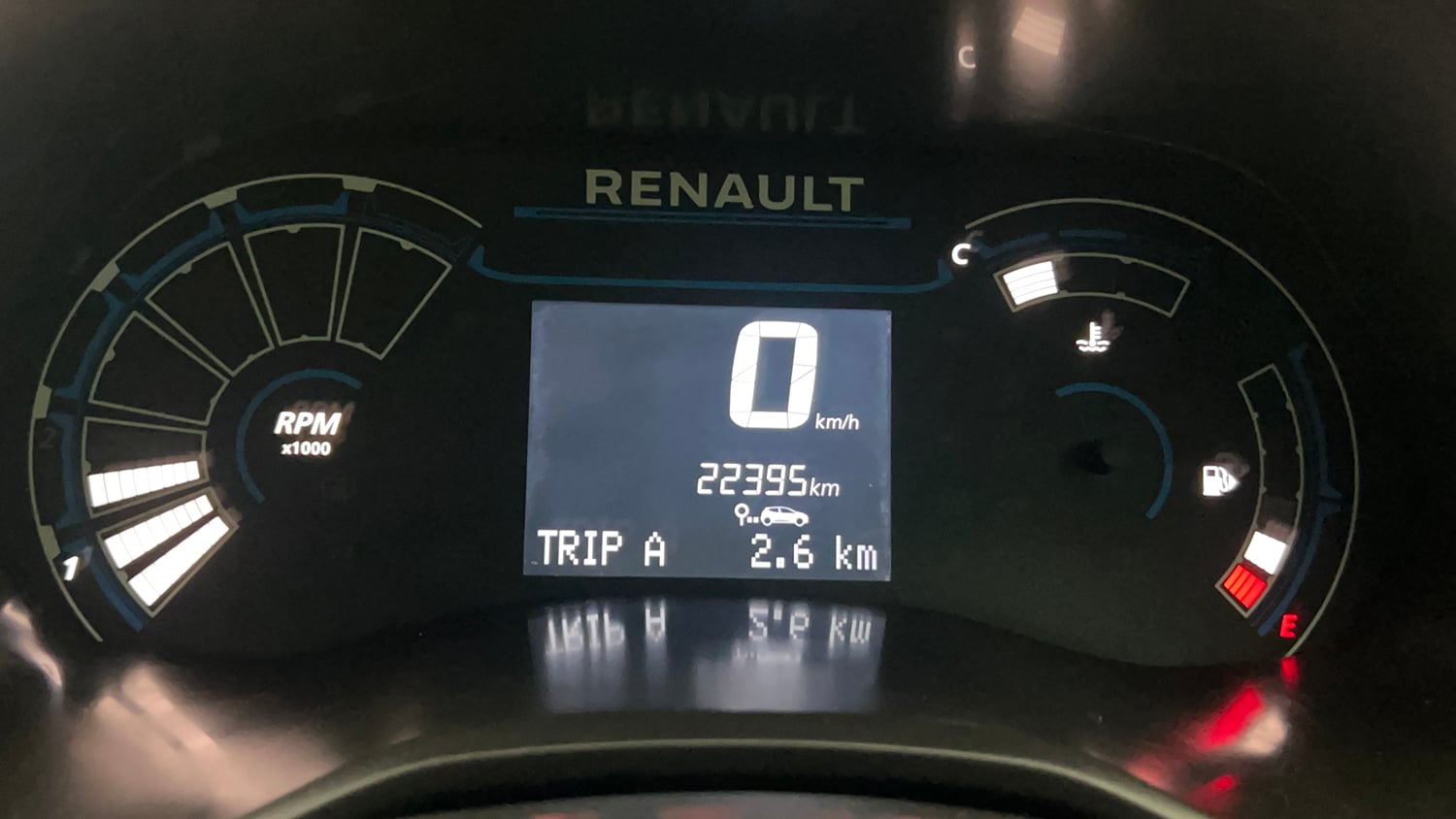 Used 2021 Renault Triber RXZ Petrol Manual interior CLUSTERMETER VIEW
