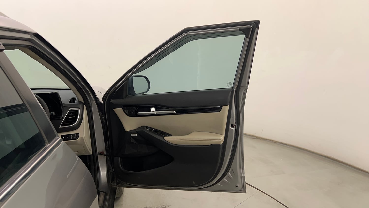 Used 2020 Kia Seltos GTX Plus AT 1.5 Diesel Diesel Automatic interior RIGHT FRONT DOOR OPEN VIEW