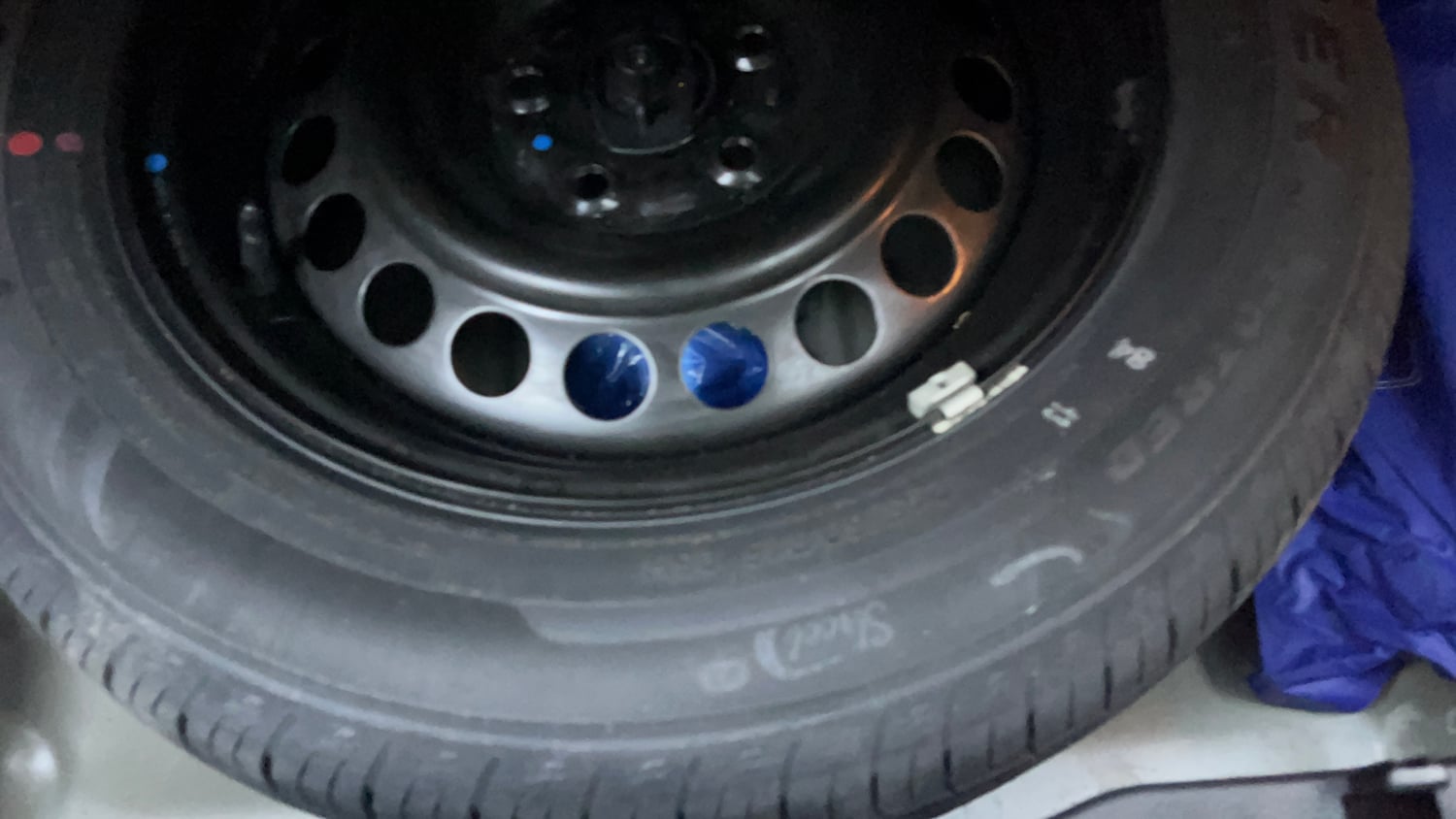 Used 2024 Maruti Suzuki Brezza ZXi Petrol Manual tyres SPARE TYRE VIEW