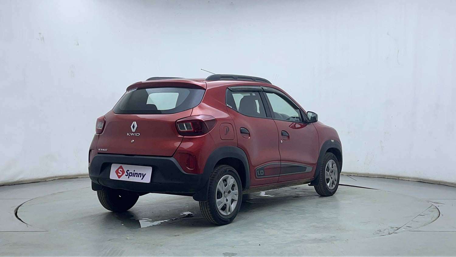 Used 2020 Renault Kwid RXT 1.0 Opt Petrol Manual exterior RIGHT REAR CORNER VIEW