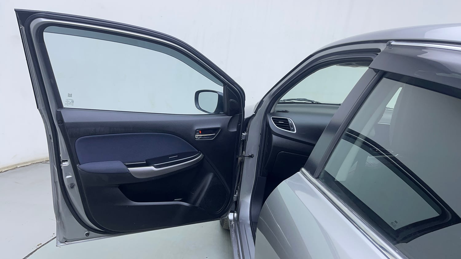 Used 2021 Maruti Suzuki Baleno Zeta Petrol Manual interior LEFT FRONT DOOR OPEN VIEW