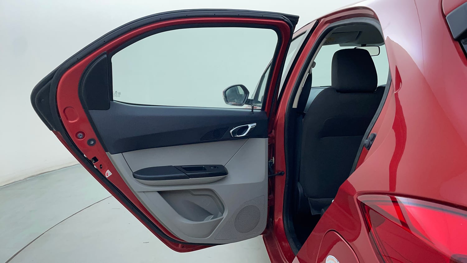 Used 2017 Tata Tiago Revotron XZ Petrol Manual interior LEFT REAR DOOR OPEN VIEW