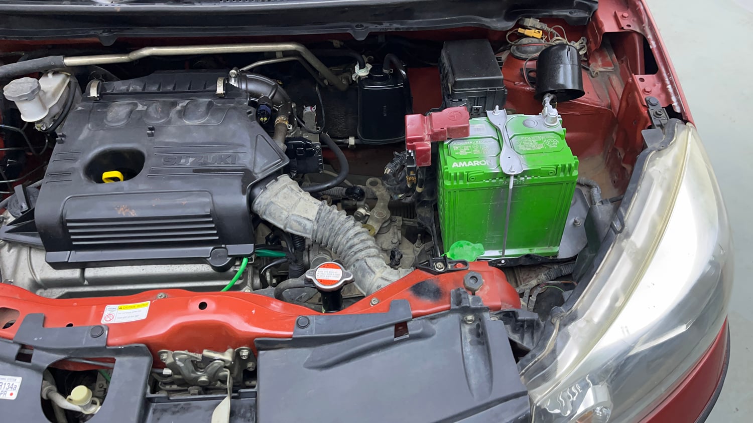Used 2014 Maruti Suzuki Celerio VXi Petrol Manual engine ENGINE LEFT SIDE VIEW