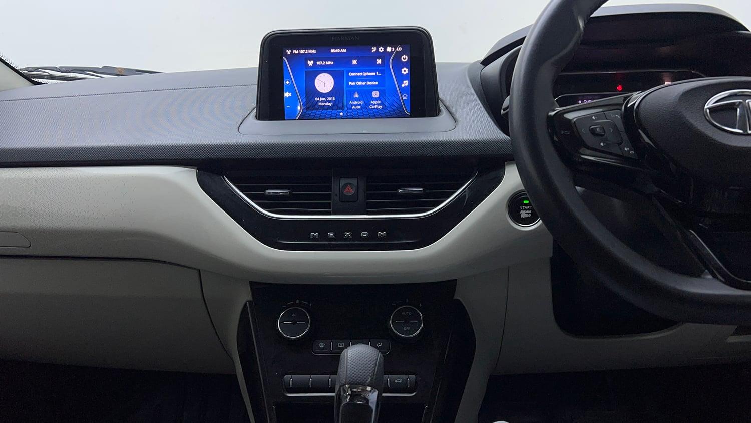 Used 2021 Tata Nexon XZA Plus Petrol Automatic interior MUSIC SYSTEM & AC CONTROL VIEW