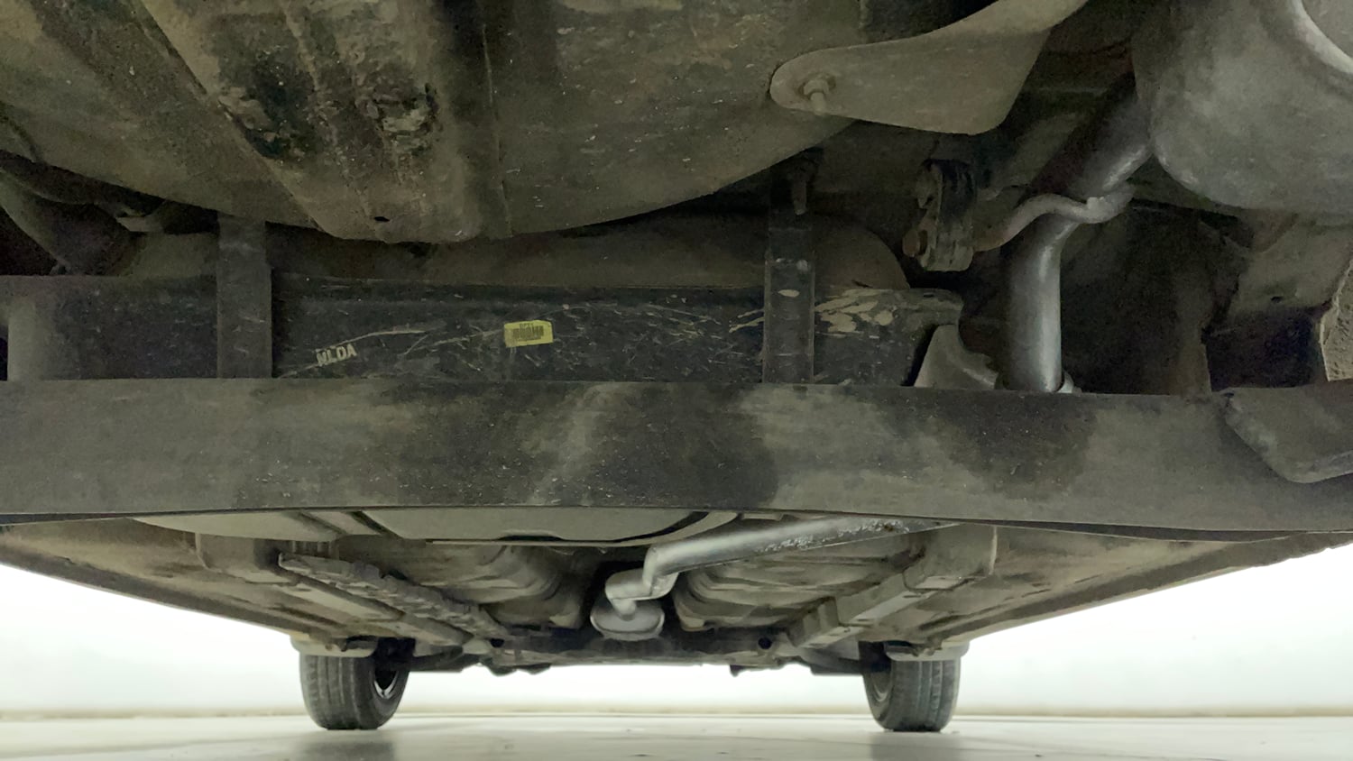 Used 2019 Hyundai Grand i10 Sportz AT 1.2 Kappa VTVT Petrol Automatic extra REAR UNDERBODY VIEW (TAKEN FROM REAR)