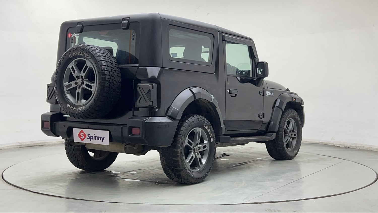 Used 2024 Mahindra Thar LX Hard Top Petrol AT RWD Petrol Automatic exterior RIGHT REAR CORNER VIEW