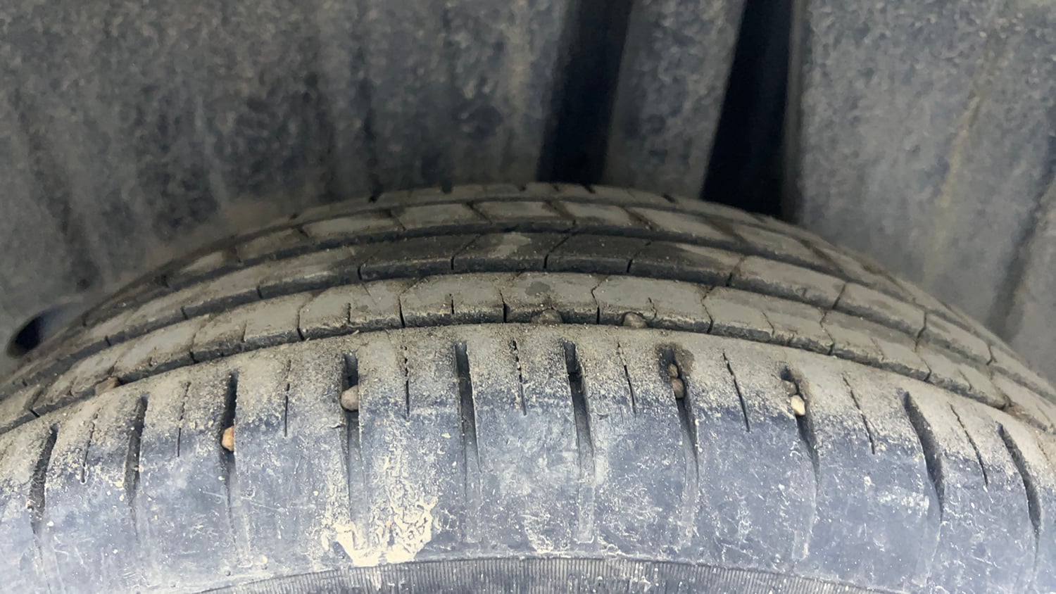 Used 2022 Maruti Suzuki Baleno Delta Petrol Manual tyres LEFT REAR TYRE TREAD VIEW