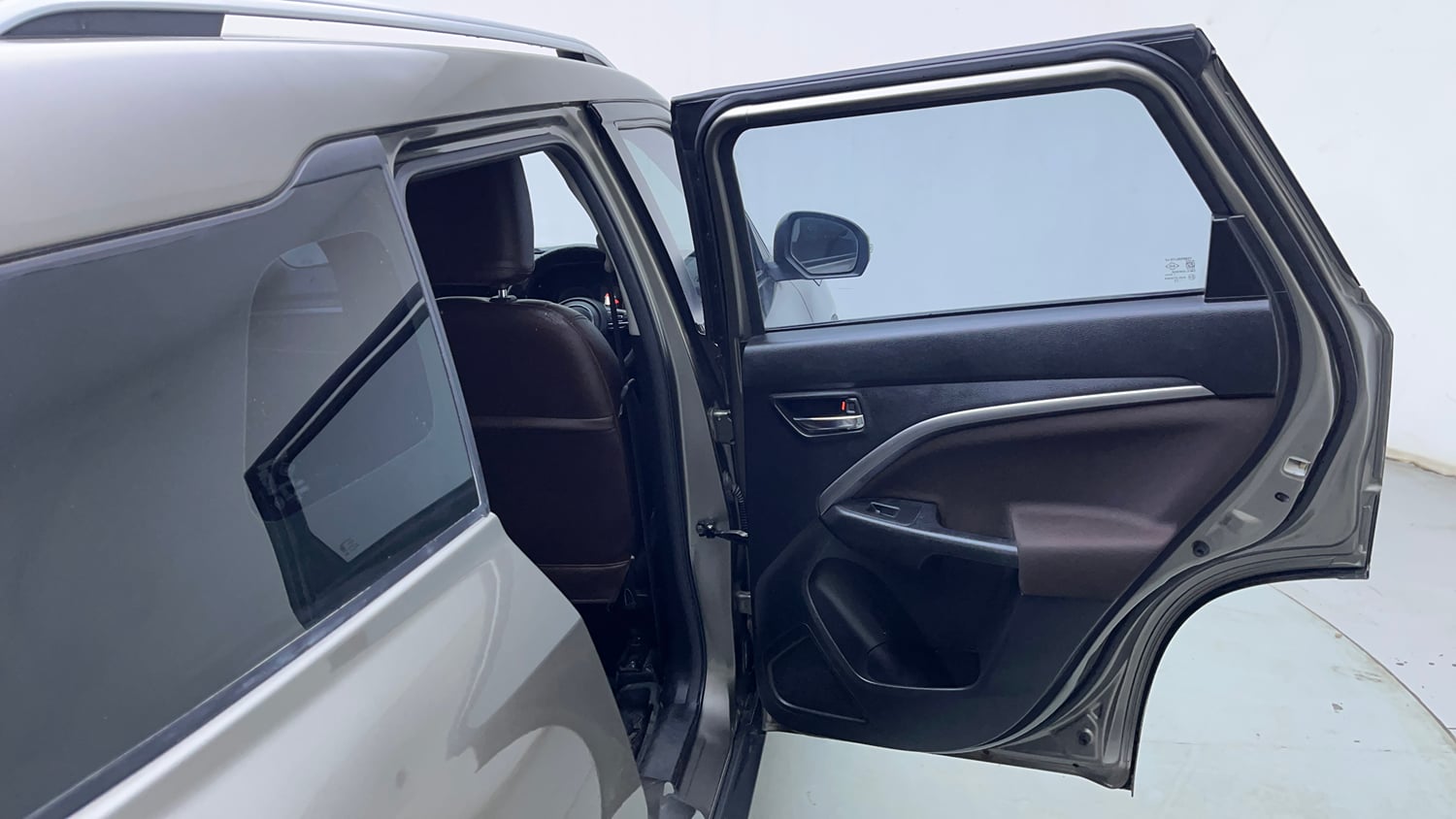 Used 2024 Maruti Suzuki Brezza ZXi Petrol Manual interior RIGHT REAR DOOR OPEN VIEW