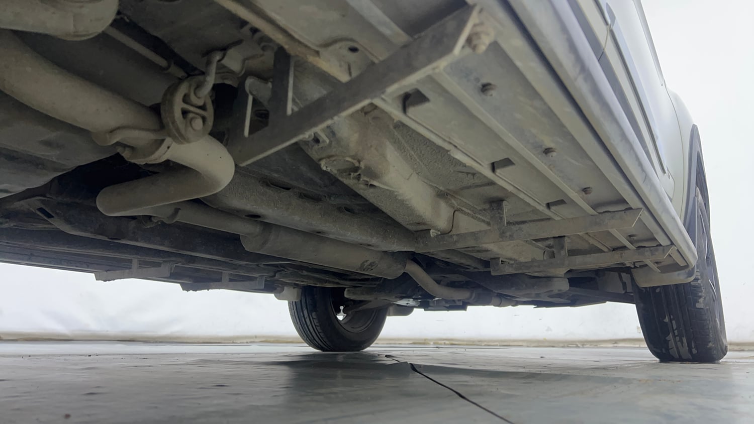 Used 2025 Tata Nexon Creative 1.2 Revotron Petrol 6MT Petrol Manual extra REAR RIGHT UNDERBODY VIEW
