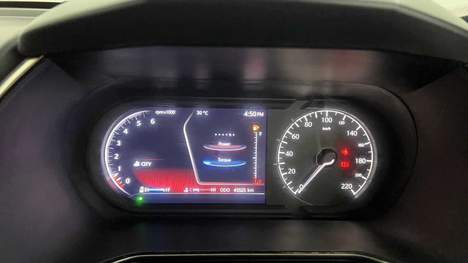 Used 2022 Tata Harrier XZ Plus Dark Edition Diesel Manual interior CLUSTERMETER VIEW