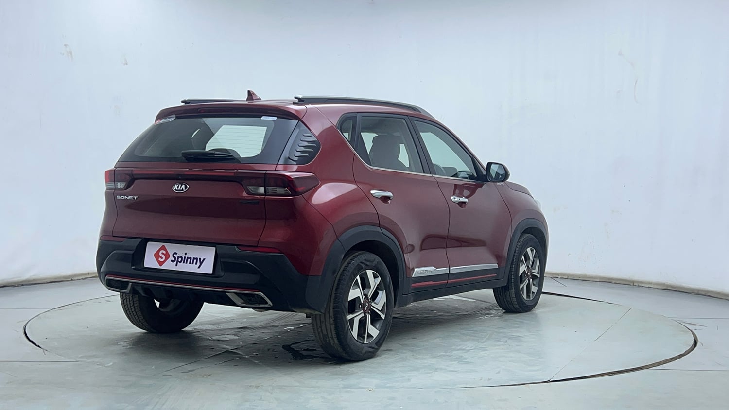 Used 2020 Kia Sonet GTX Plus 1.5 AT Diesel Automatic exterior RIGHT REAR CORNER VIEW
