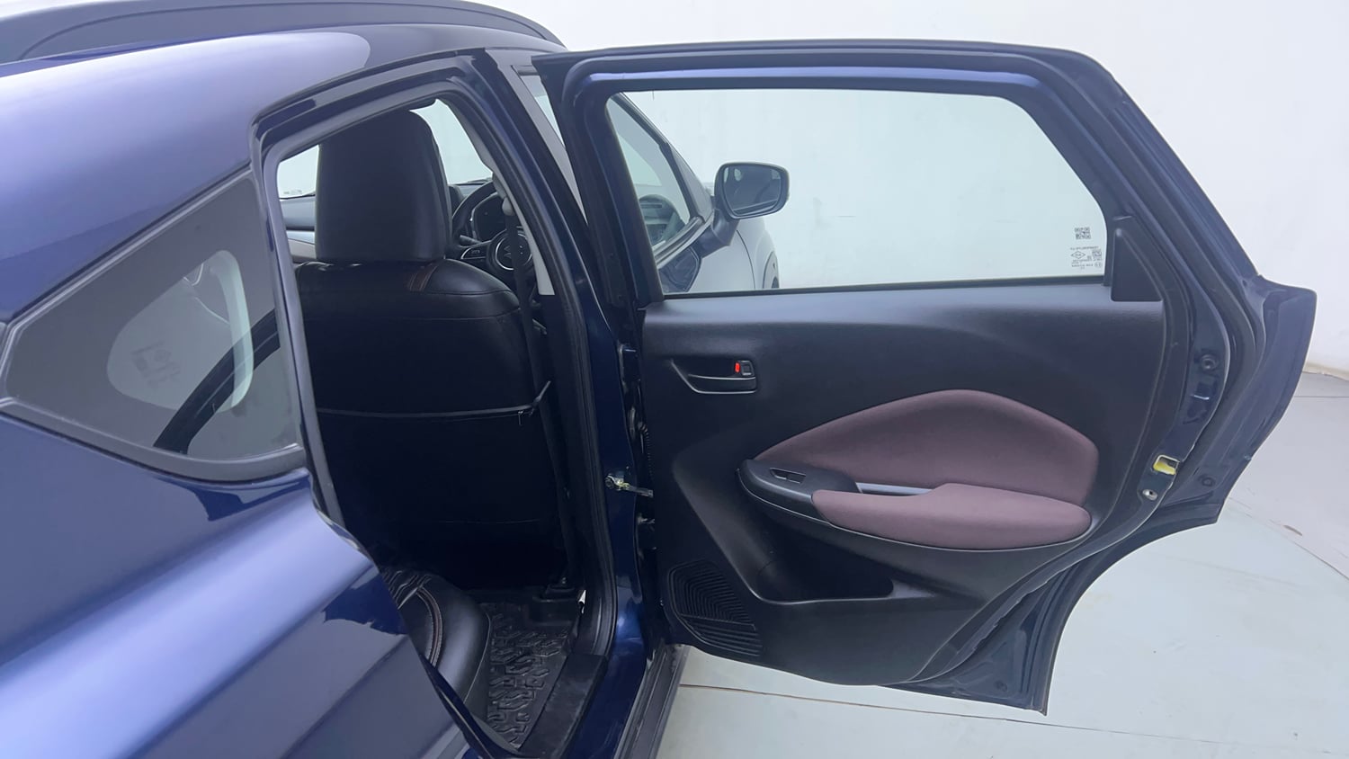 Used 2024 Maruti Suzuki Fronx Delta Plus 1.2L AGS Petrol Automatic interior RIGHT REAR DOOR OPEN VIEW