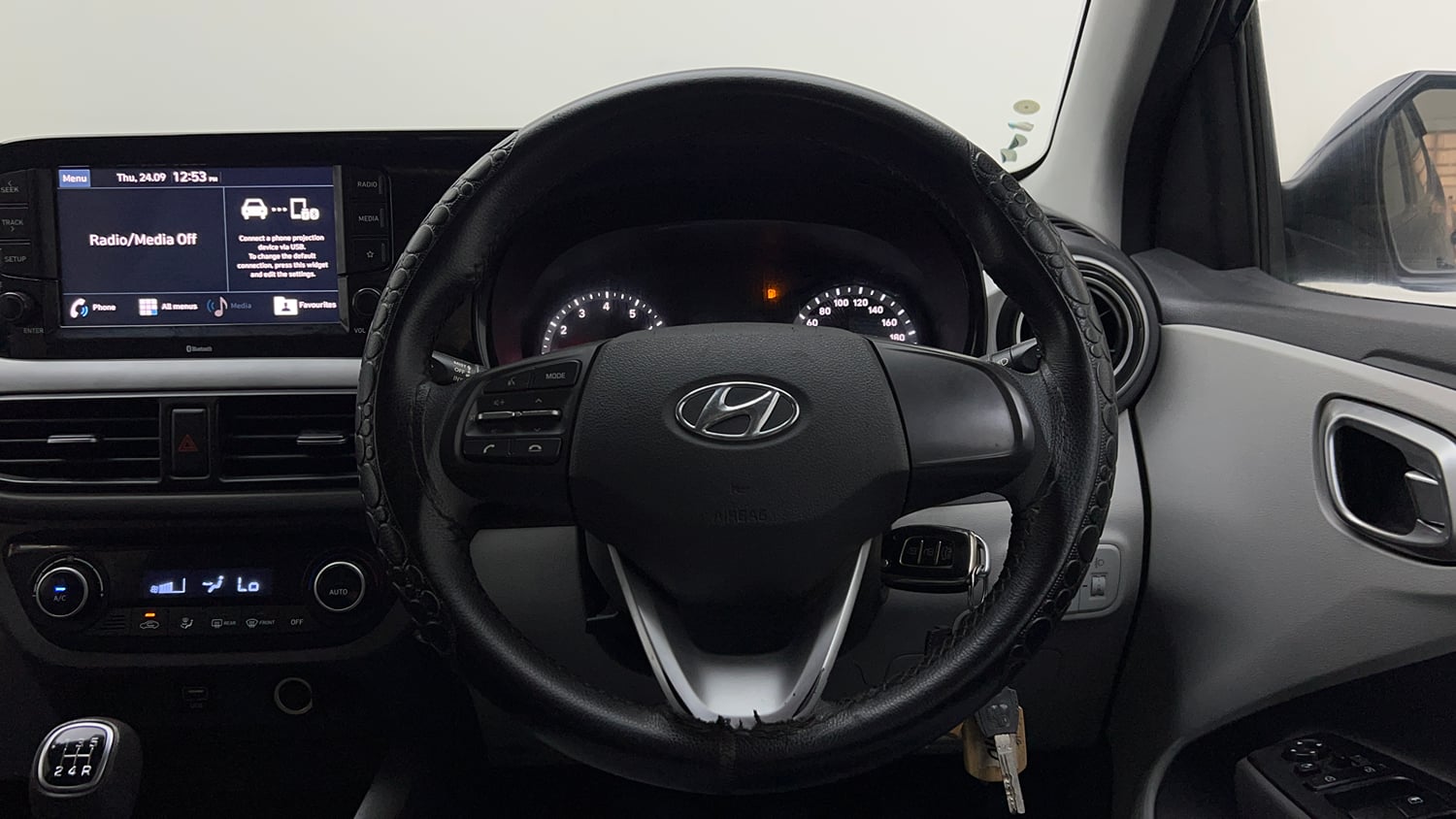 Used 2022 Hyundai Grand i10 Nios Sportz 1.2 Kappa VTVT CNG Cng Manual interior STEERING VIEW