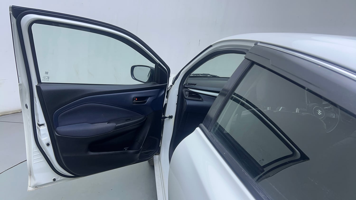 Used 2022 Maruti Suzuki Baleno Delta Petrol Manual interior LEFT FRONT DOOR OPEN VIEW