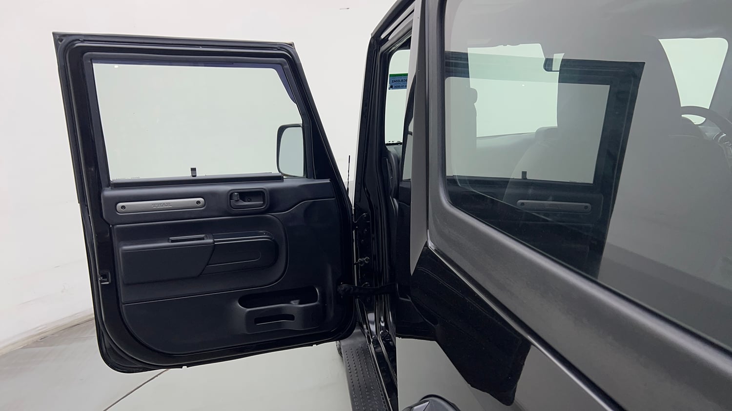Used 2024 Mahindra Thar LX Hard Top Petrol AT RWD Petrol Automatic interior LEFT FRONT DOOR OPEN VIEW