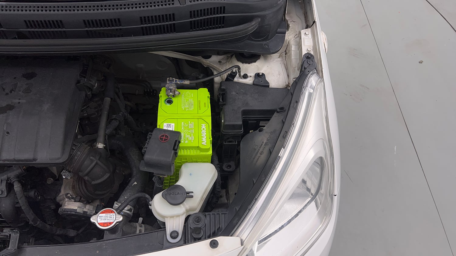 Used 2016 Hyundai Grand i10 Magna 1.2 Kappa VTVT Petrol Manual engine ENGINE LEFT SIDE VIEW