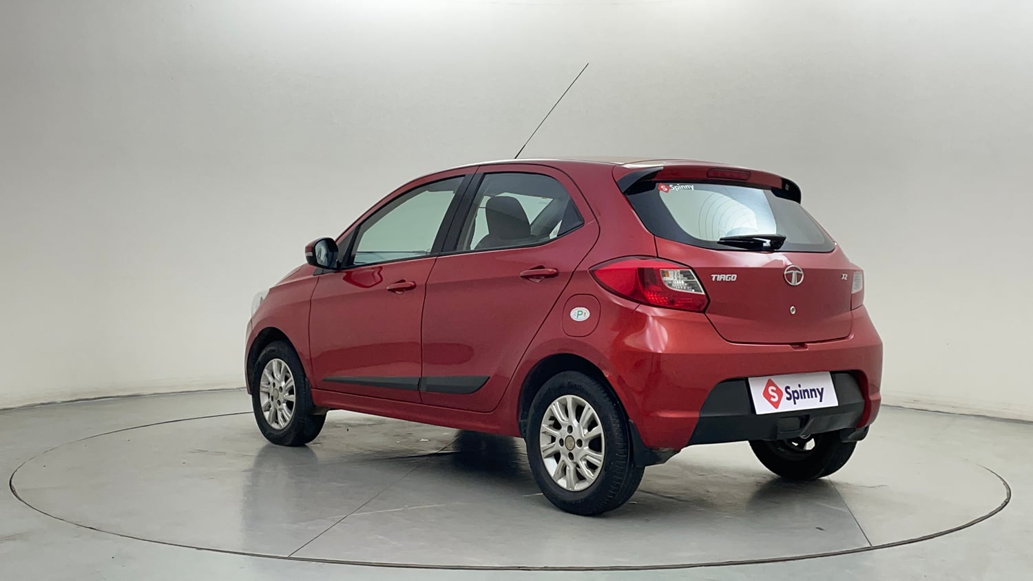Used 2017 Tata Tiago Revotron XZ Petrol Manual exterior LEFT REAR CORNER VIEW