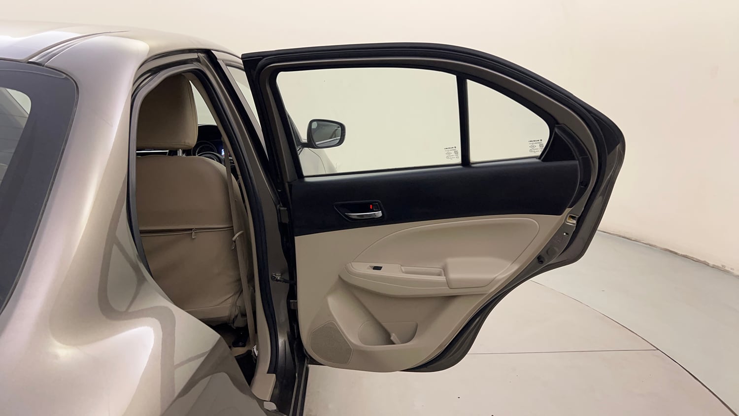 Used 2022 Maruti Suzuki Dzire ZXi Plus AGS Petrol Automatic interior RIGHT REAR DOOR OPEN VIEW