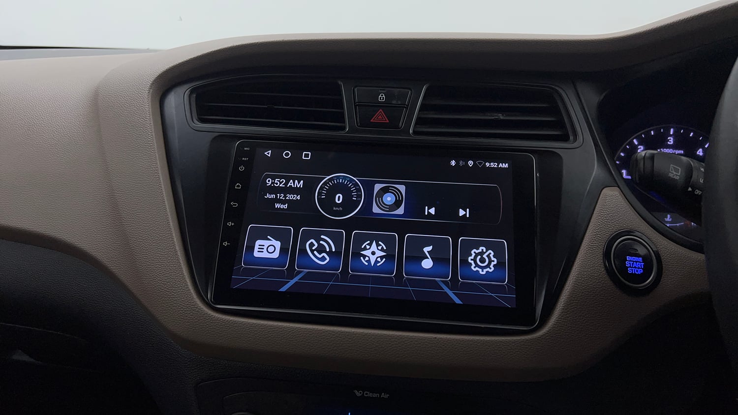 Used 2018 Hyundai Elite i20 Asta 1.4 CRDI (O) Diesel Manual interior MUSIC SYSTEM & AC CONTROL VIEW