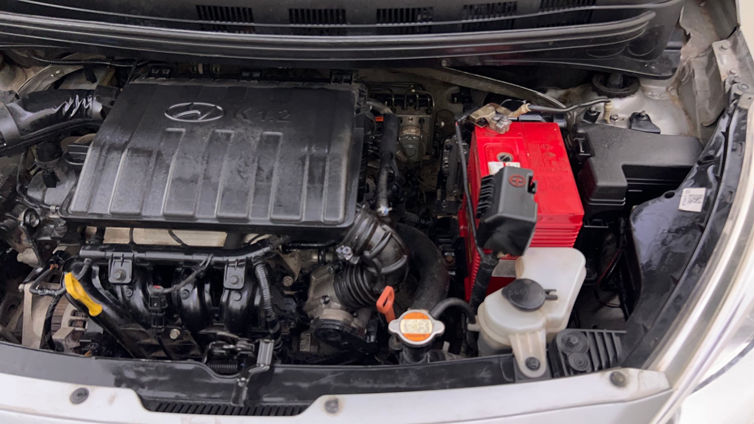 Used 2018 Hyundai Grand i10 Magna AT 1.2 Kappa VTVT Petrol Automatic engine ENGINE LEFT SIDE VIEW
