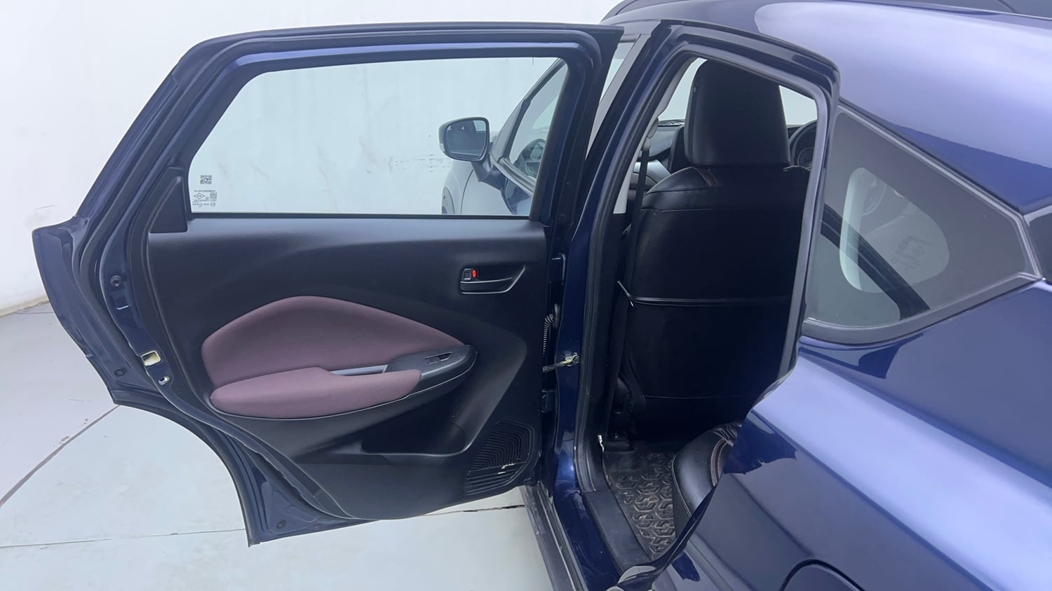 Used 2024 Maruti Suzuki Fronx Delta Plus 1.2L AGS Petrol Automatic interior LEFT REAR DOOR OPEN VIEW
