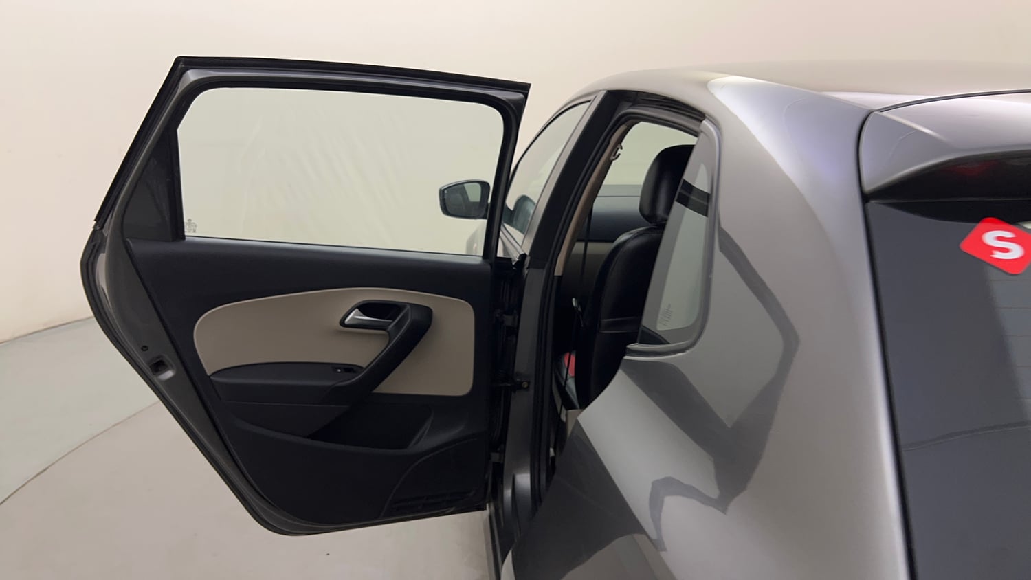 Used 2013 Volkswagen Polo Comfortline 1.2L (P) Petrol Manual interior LEFT REAR DOOR OPEN VIEW