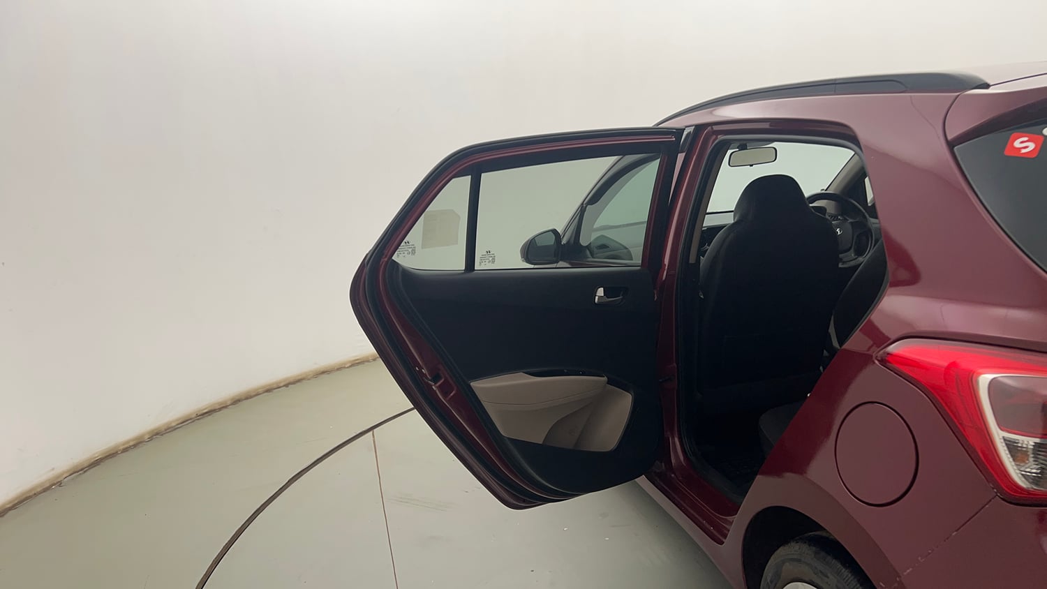 Used 2014 Hyundai Grand i10 Sportz 1.2 Kappa VTVT Petrol Manual interior LEFT REAR DOOR OPEN VIEW