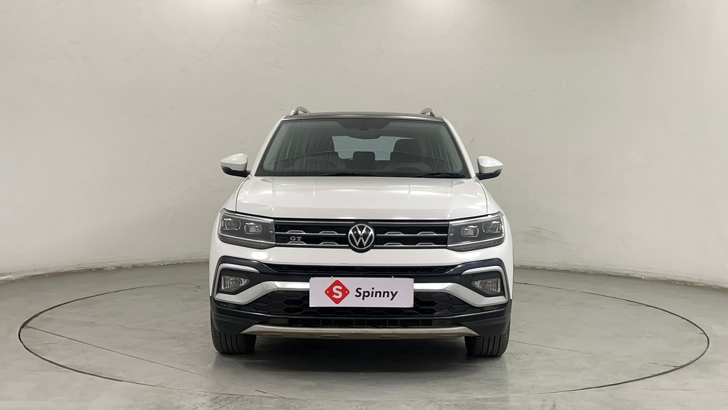 Used 2023 Volkswagen Taigun GT Plus 1.5 TSI DSG Petrol Automatic exterior FRONT VIEW