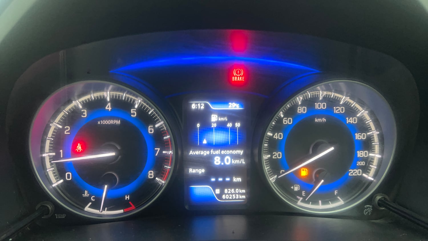Used 2021 Maruti Suzuki Baleno Zeta Petrol Manual interior CLUSTERMETER VIEW