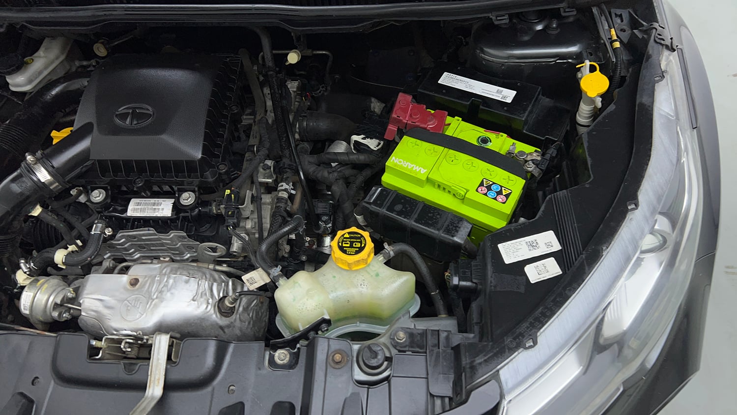 Used 2021 Tata Nexon XZA Plus Petrol Automatic engine ENGINE LEFT SIDE VIEW