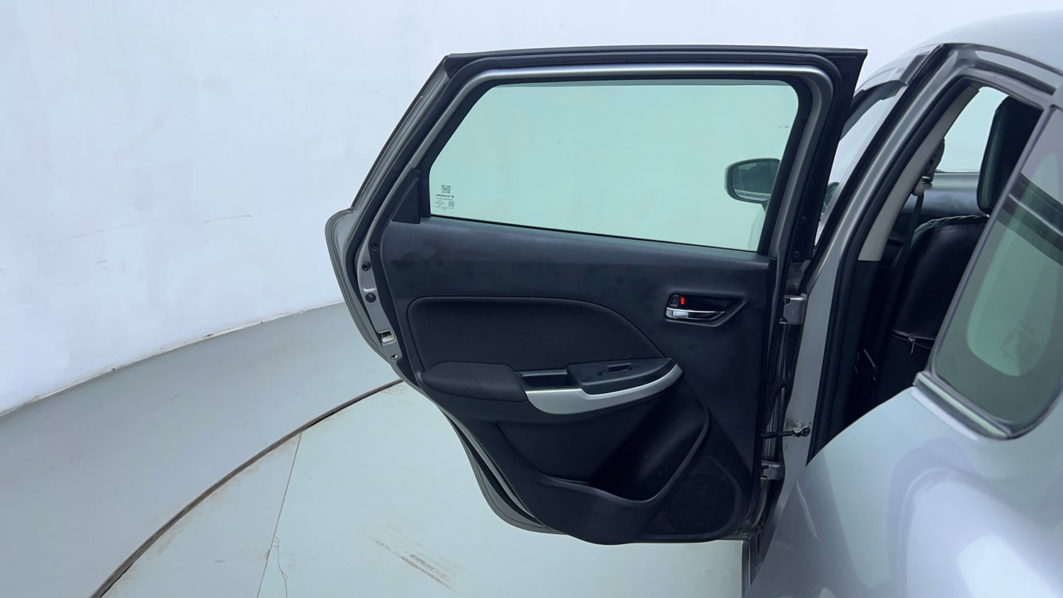 Used 2017 Maruti Suzuki Baleno Zeta 1.2 AT Petrol Automatic interior LEFT REAR DOOR OPEN VIEW