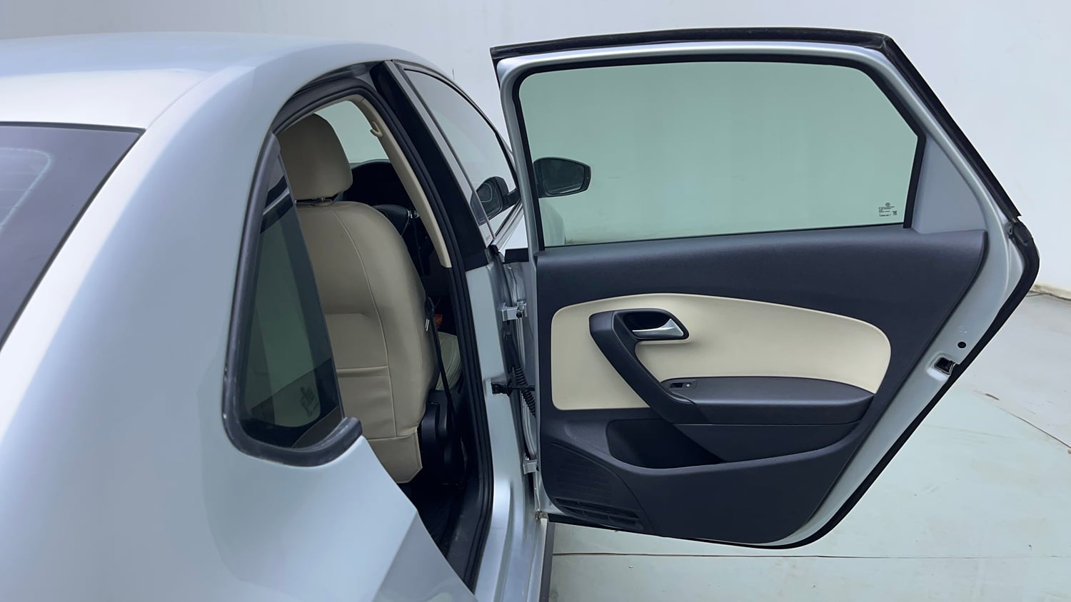 Used 2022 Volkswagen Vento Highline Plus 1.0L TSI Automatic Petrol Automatic interior RIGHT REAR DOOR OPEN VIEW