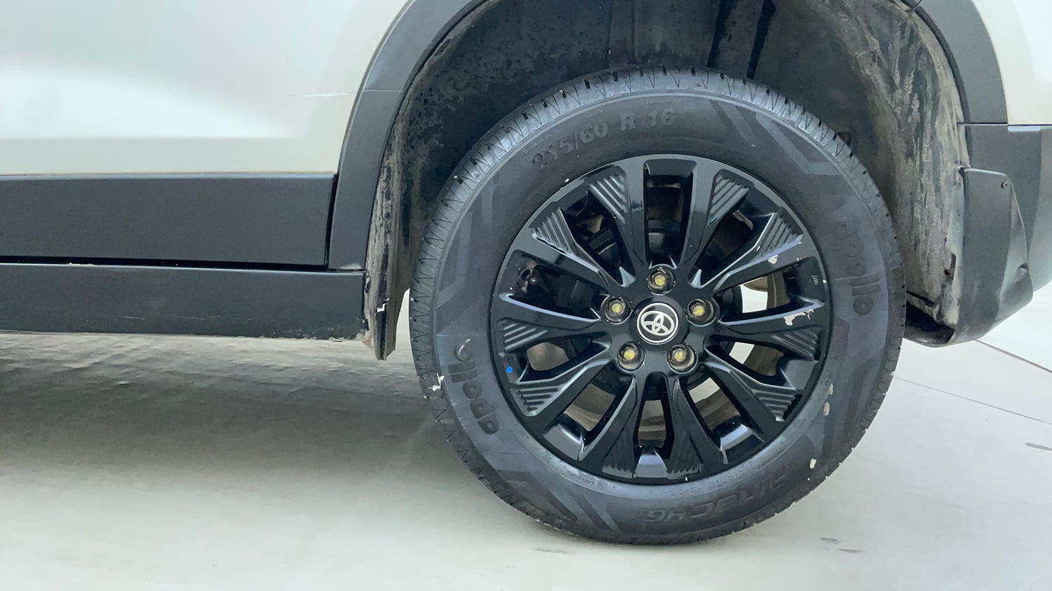 Used 2022 Toyota Urban Cruiser High Grade AT Petrol Automatic tyres LEFT REAR TYRE RIM VIEW