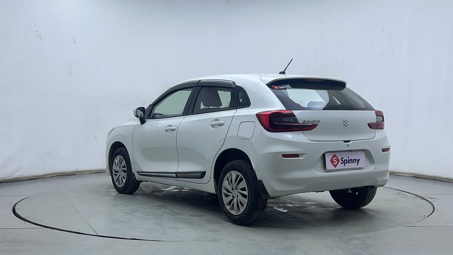 Used 2022 Maruti Suzuki Baleno Delta Petrol Manual exterior LEFT REAR CORNER VIEW