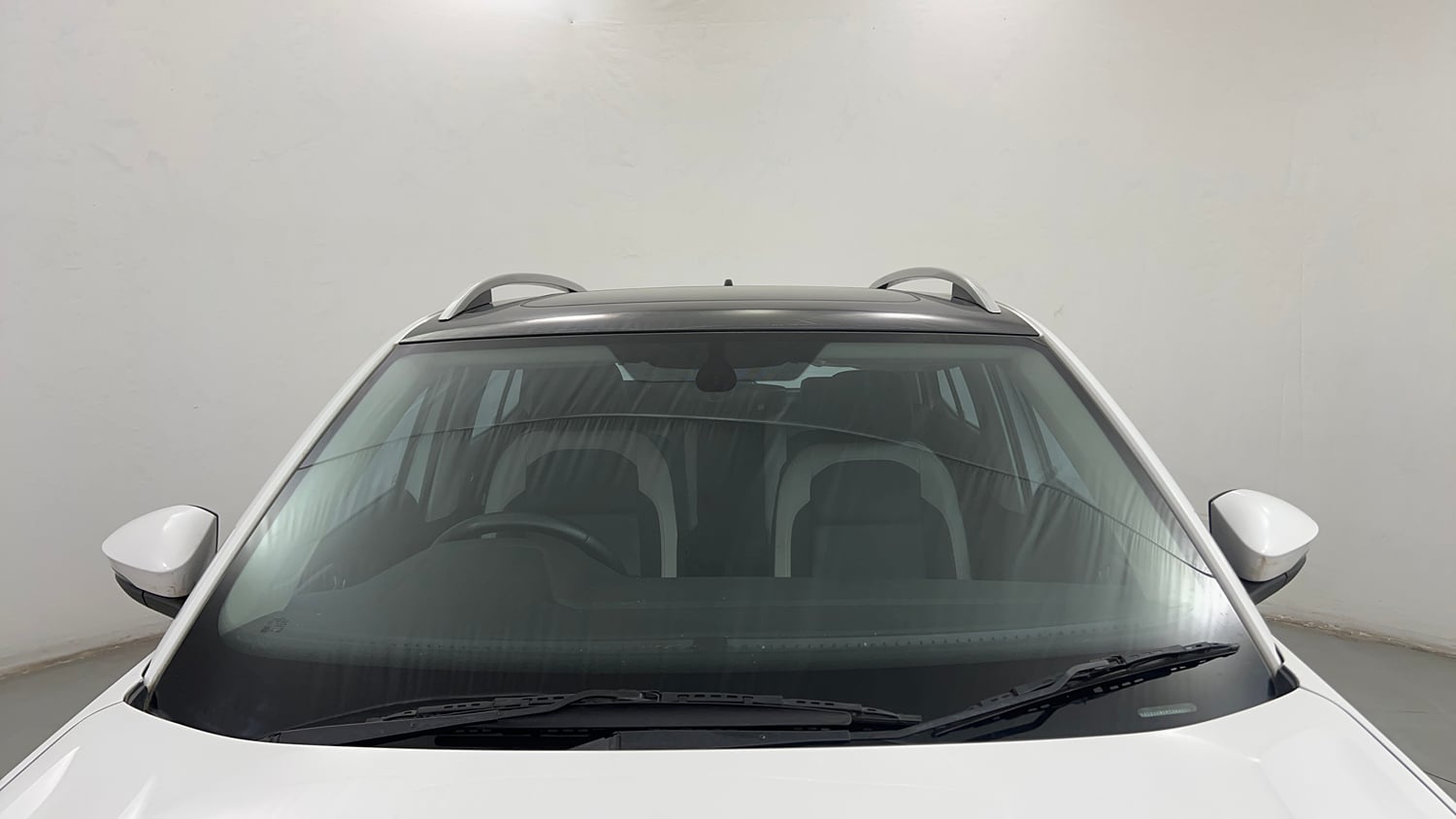 Used 2023 Volkswagen Taigun GT Plus 1.5 TSI DSG Petrol Automatic exterior FRONT WINDSHIELD VIEW